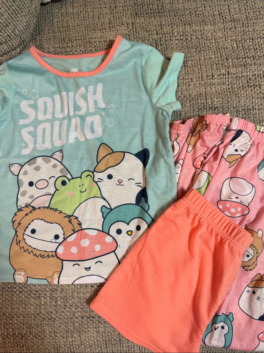 Squishmallows Short Sleeve Pajama Set